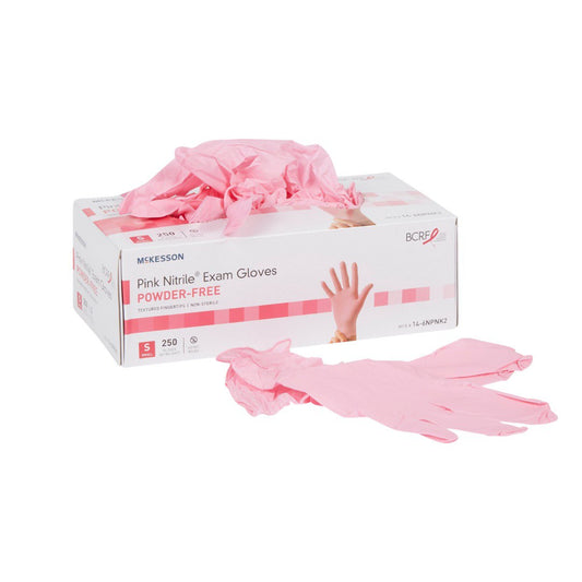 pink gloves