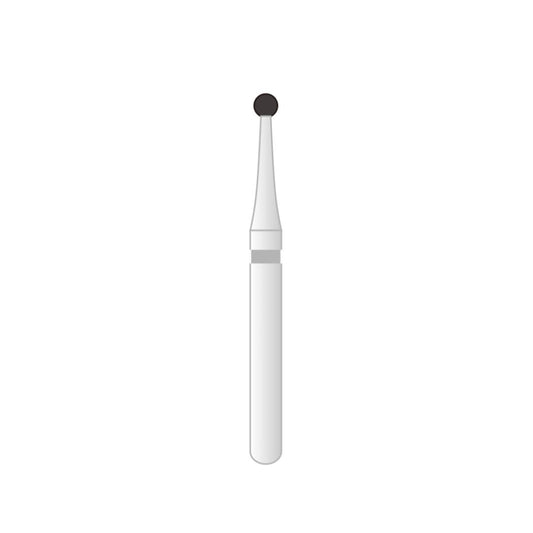 long shank round diamond bur