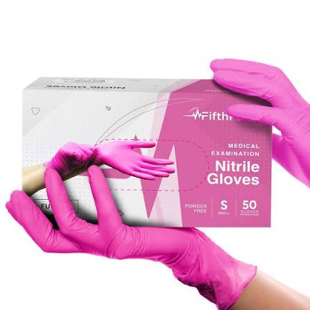 Pink gloves high quality