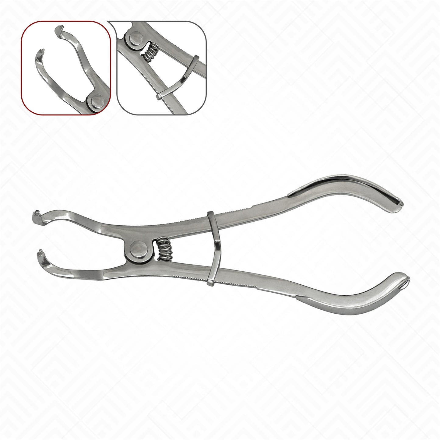 Rubber dam forceps