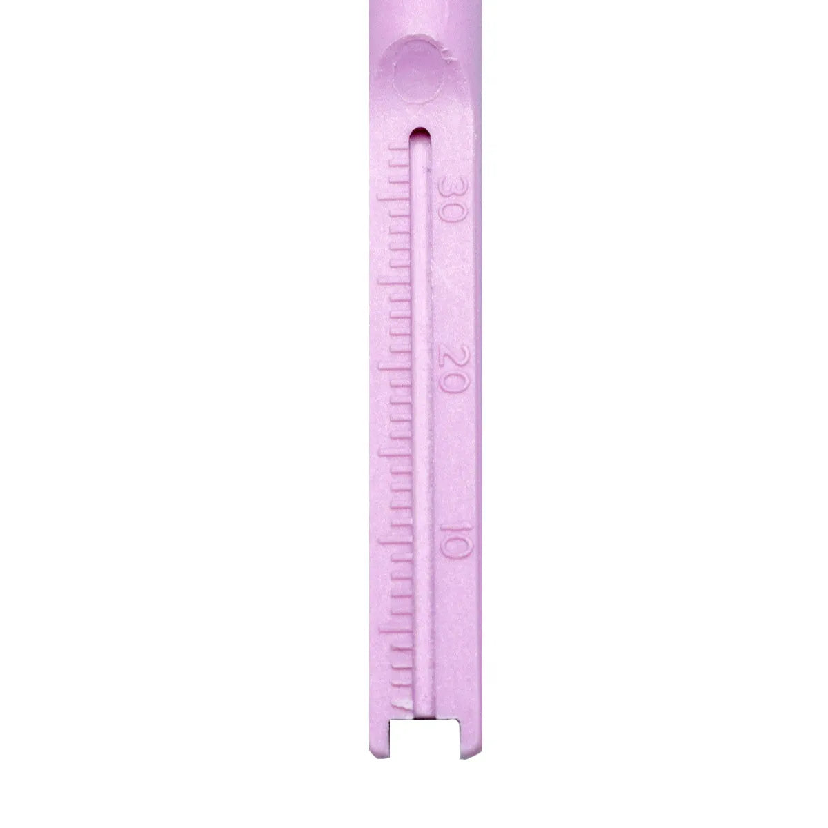 Anti fog mirror with ruler